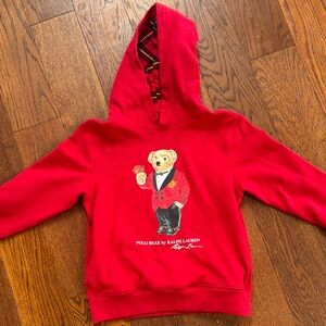 Polo Bear by Ralph Lauren Red Kids Hoodie